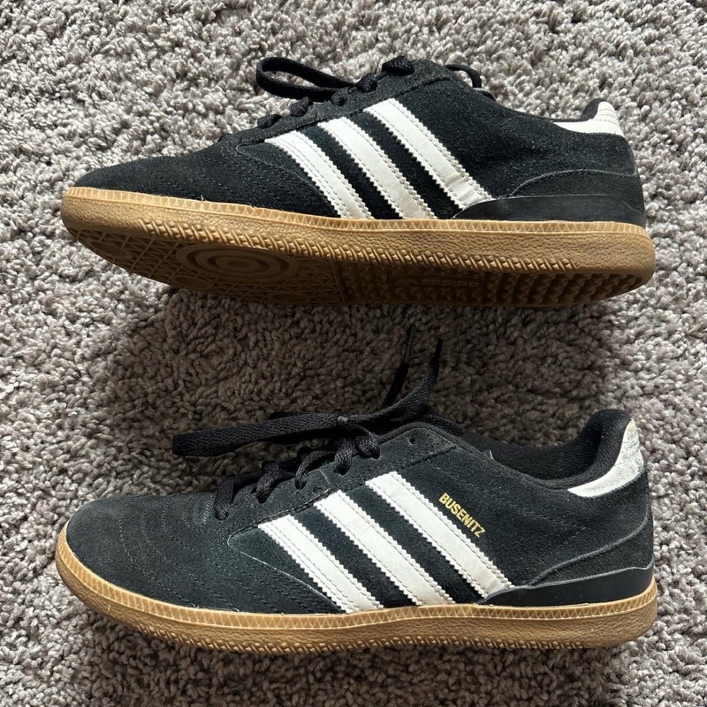 adidas Black & White Classic Skate Sneakers